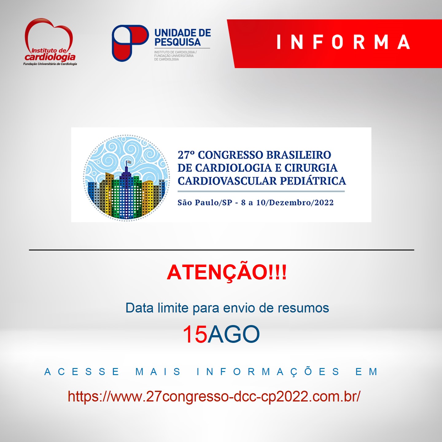 27º Congresso Brasileiro de Cardiologia e Cirurgia Cardiovascular Pediátrica
